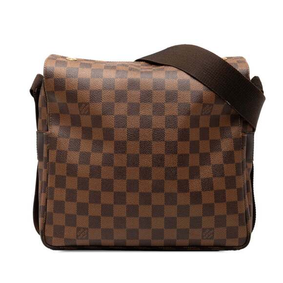 LOUIS VUITTON Brown Damier Leather Shoulder Bag